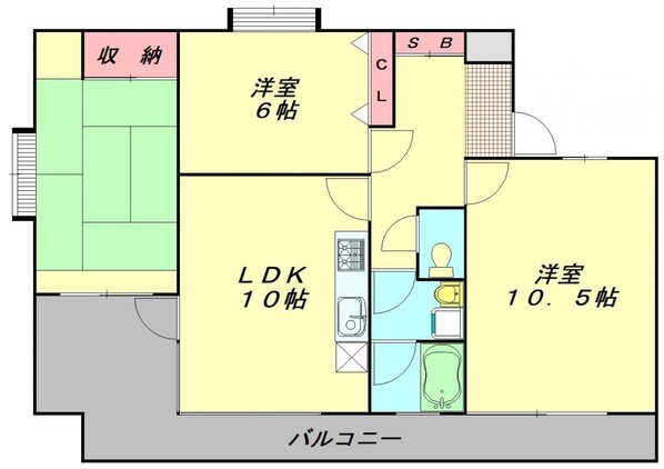 サニーコート志木の物件間取画像